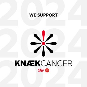 We support Knæk Cancer 2024